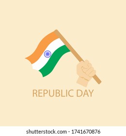 Tempalate design illustration of Republic Day