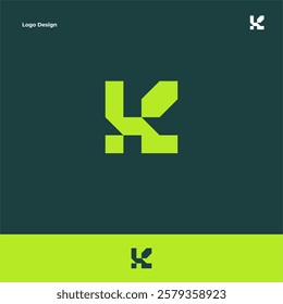 TEMPALTE MODERN LOGO LETTER K