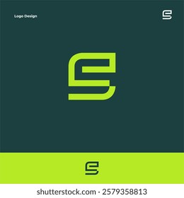 TEMPALTE MODERN LOGO LETTER S