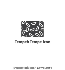 Tempeh Tempe Icon Vector