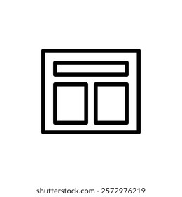 Tempelate icon flat editable icon mark