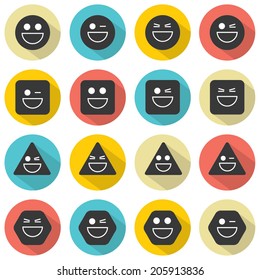 Temper Face Icon Vector Illustration