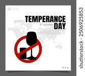 Temperance Day, observed on November 14th, promotes moderation and self-control, particularly regarding the consumption of alcohol.