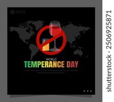 Temperance Day, observed on November 14th, promotes moderation and self-control, particularly regarding the consumption of alcohol.