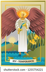 Temperance Tarot Card