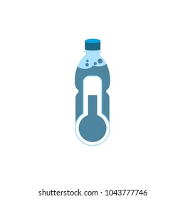Temperature Bootle Logo Icon Design