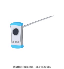 temperature compost thermometer cartoon. probe soil, garden organic, bacteria heat temperature compost thermometer sign. isolated symbol vector illustration