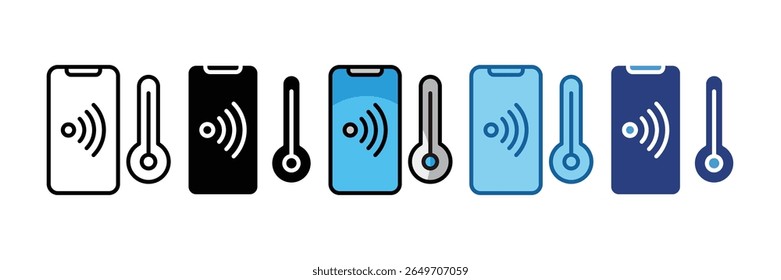 Temperature Control Icon Element For Design