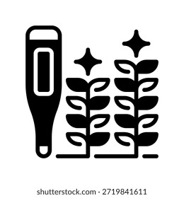Icono de línea de control de temperatura, símbolo de contorno para la regulación del clima, monitoreo de calor, sistema de enfriamiento, gestión térmica y estabilización del medio ambiente. Icono de signo de Vector.