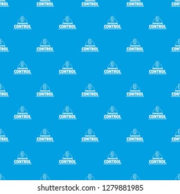 Temperature control pattern vector seamless blue repeat for any use