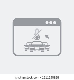 Temperature control system for cars