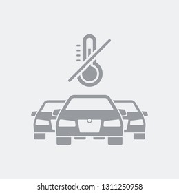 Temperature control system for cars