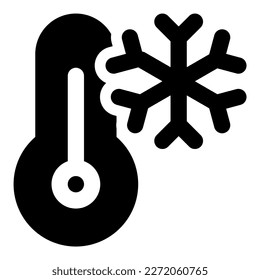 temperature control vector icon illustration asset