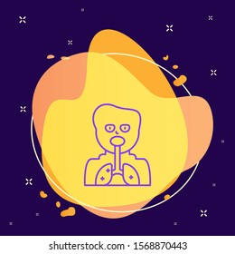 Temperature, disease. Vector icon. On white background