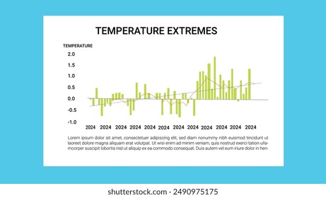 Temperature Extremes Infographics chart flow diagram timeline