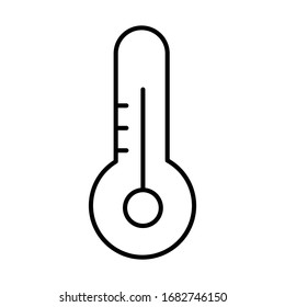 temperature, flu, heat, scan, thermometer, icon Suitable for Web Landing Page, Banner, Sticker, Background.