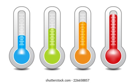 Temperature Gauge Used Cooking Grill Equipment Stock Vector (royalty 