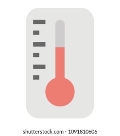
A temperature gauge weather thermometer 

