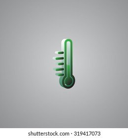 Temperature Green 3d  illustration