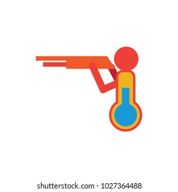 Temperature Hunt Logo Icon Design