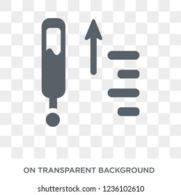 Temperature icon. Temperature design concept from  collection. Simple element vector illustration on transparent background.