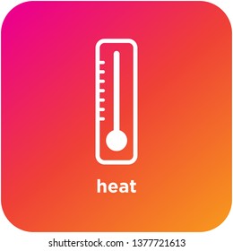 Temperature Icon Design element - vector