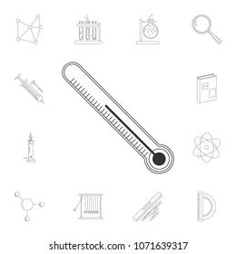 Temperature icon. Detailed set of Science and lab illustrations. Premium quality graphic design icon. One of the collection icons for websites, web design, mobile app on white background