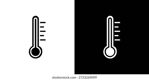 Coleção de designs de rabiscos gráficos de ícone de temperatura