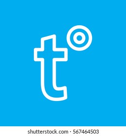 temperature icon illustration isolated vector sign symbol