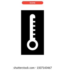 temperature icon isolated sign symbol vector illustration - high quality black style vector icons
