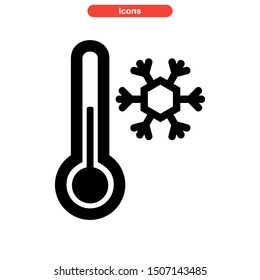 temperature icon isolated sign symbol vector illustration - high quality black style vector icons
