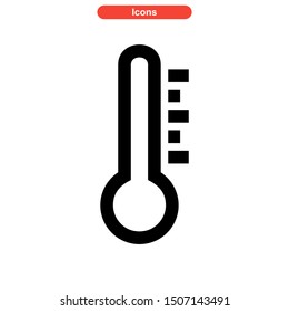 temperature icon isolated sign symbol vector illustration - high quality black style vector icons
