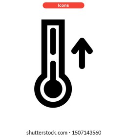 temperature icon isolated sign symbol vector illustration - high quality black style vector icons
