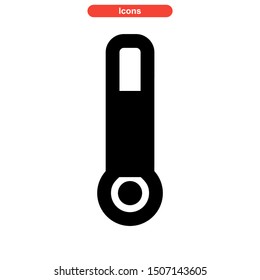 temperature icon isolated sign symbol vector illustration - high quality black style vector icons
