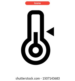 temperature icon isolated sign symbol vector illustration - high quality black style vector icons
