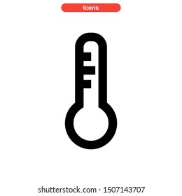 temperature icon isolated sign symbol vector illustration - high quality black style vector icons
