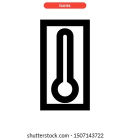 temperature icon isolated sign symbol vector illustration - high quality black style vector icons
