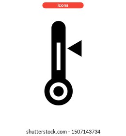 temperature icon isolated sign symbol vector illustration - high quality black style vector icons
