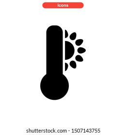 temperature icon isolated sign symbol vector illustration - high quality black style vector icons
