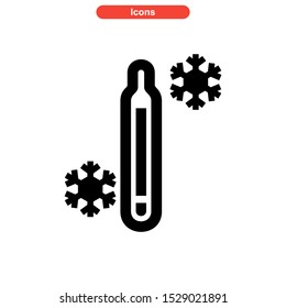 temperature icon isolated sign symbol vector illustration - high quality black style vector icons
