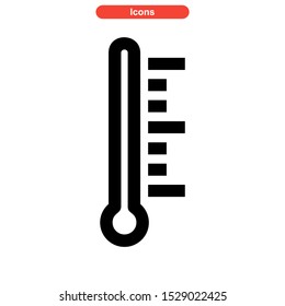 temperature icon isolated sign symbol vector illustration - high quality black style vector icons
