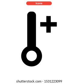 temperature icon isolated sign symbol vector illustration - high quality black style vector icons
