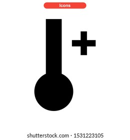 temperature icon isolated sign symbol vector illustration - high quality black style vector icons

