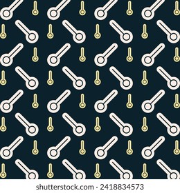 Temperature icon repeating trendy pattern colorful vector illustration dark background