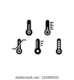 Temperature Icon Set Vector Symbol Design Illustration