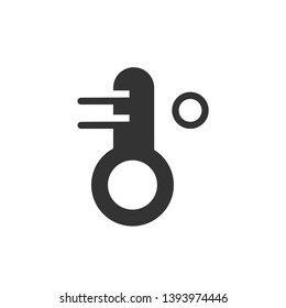 Temperature Icon. Summer, Weather Element Illustration As A Simple Vector Sign & Trendy Symbol for Design and Websites, Presentation or Mobile Application.