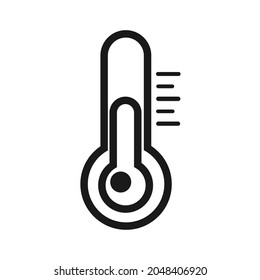 diseño de símbolo o icono de temperatura
