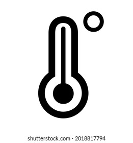 
temperature icon symbol illustration on white background