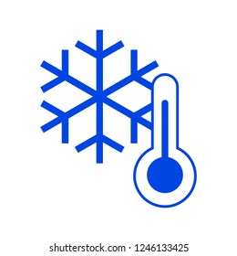 Temperature icon. Vector illustration
