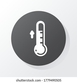 temperature icon. Vector illustration EPS 10.
